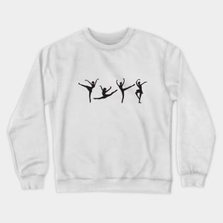 Ballerina Design Crewneck Sweatshirt